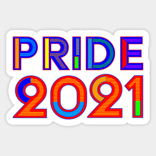 LGTBQ Pride Month Tee - 2021 Sticker